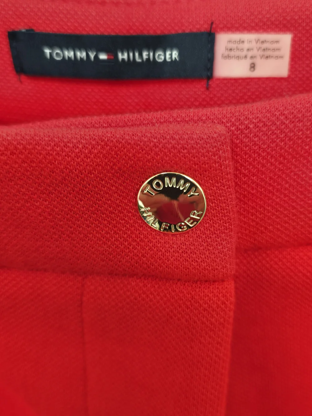 Tommy Hilfiger Bright Red Tailored Blazer & Slim Pants Set
